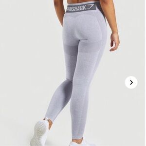 Women Gymshark Flex High Waisted Leggings - Blue/Grey Extra Small (XS)